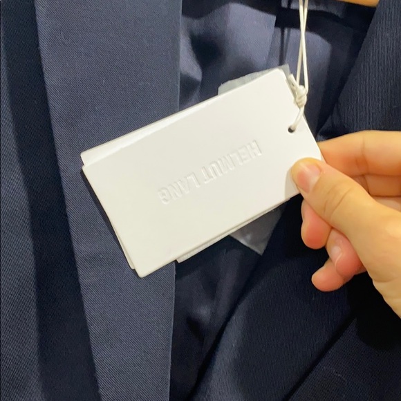 NEW • Helmut Lang • Rider Notch Lapel Blazer Navy - Picture 7 of 8